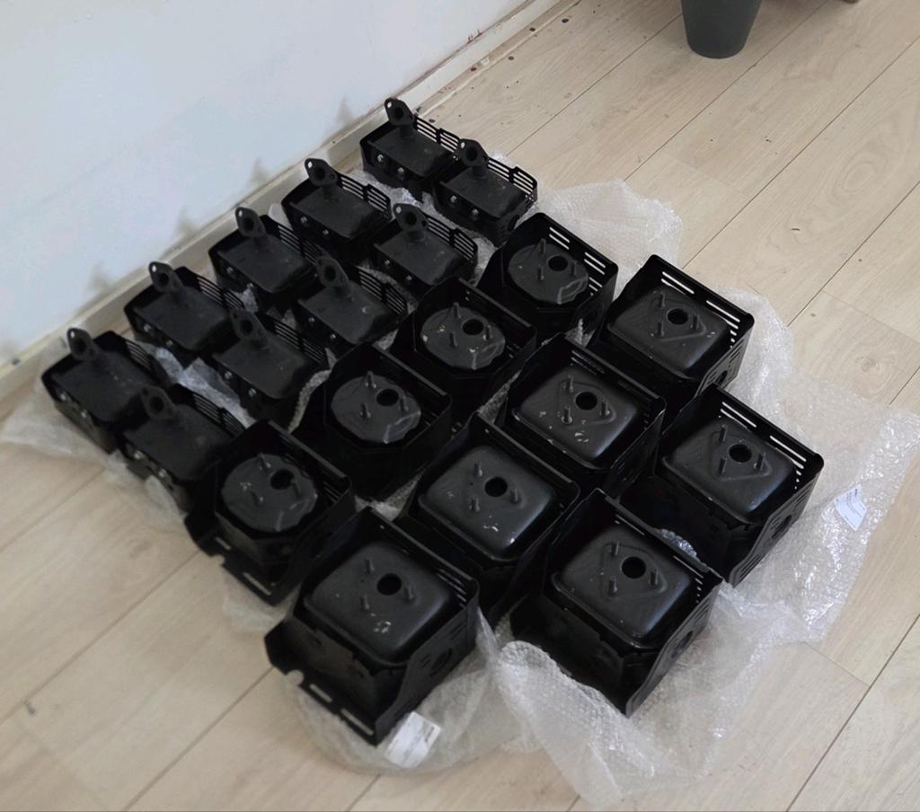 Uitlaten / dempers GX160, GX200, GX240, GX270, GX340 & GX390, Na, Na, Nieuw, Ophalen of Verzenden