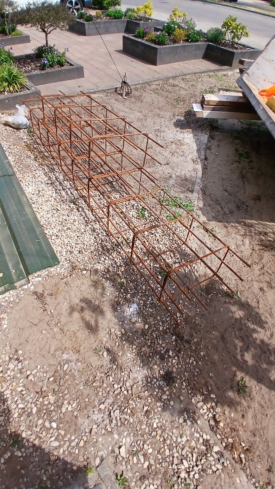 Betonijzer wapeningskorf 350x500x3000 mm en 350x500x1300 mm, Ophalen, Gebruikt, 250 mm of meer, Overige typen