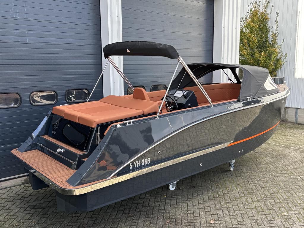 Maxima 740 Tender met 150 pk- Full options, Watersport en Boten, Sloepen, Zo goed als nieuw, Polyester