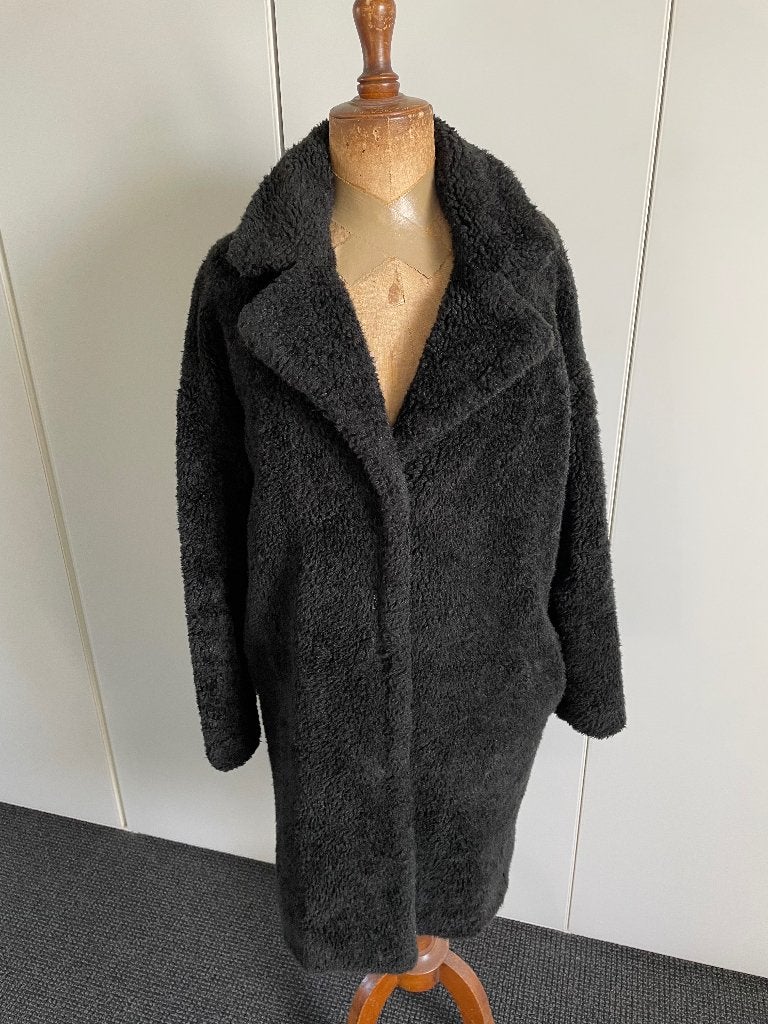 dames winterjas, Ophalen of Verzenden, Zo goed als nieuw, Maat 36 (S), Zwart