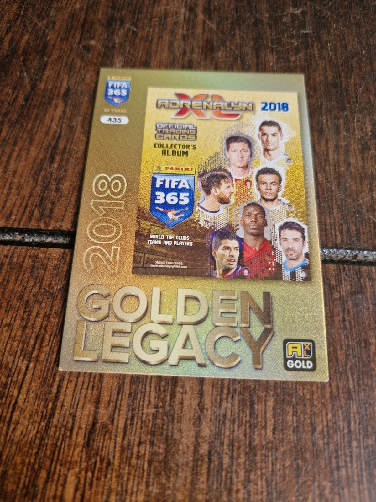 FIFA 365 Adrenalyn XL 2018 Golden Legacy kaart, Ophalen of Verzenden