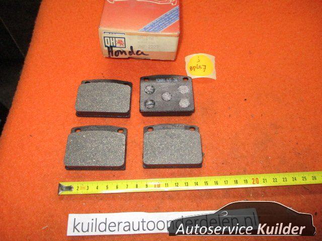 Remblokken voorzijde Honda Civic I  BP657    45022634671  bp, Honda, -, -, Nieuw