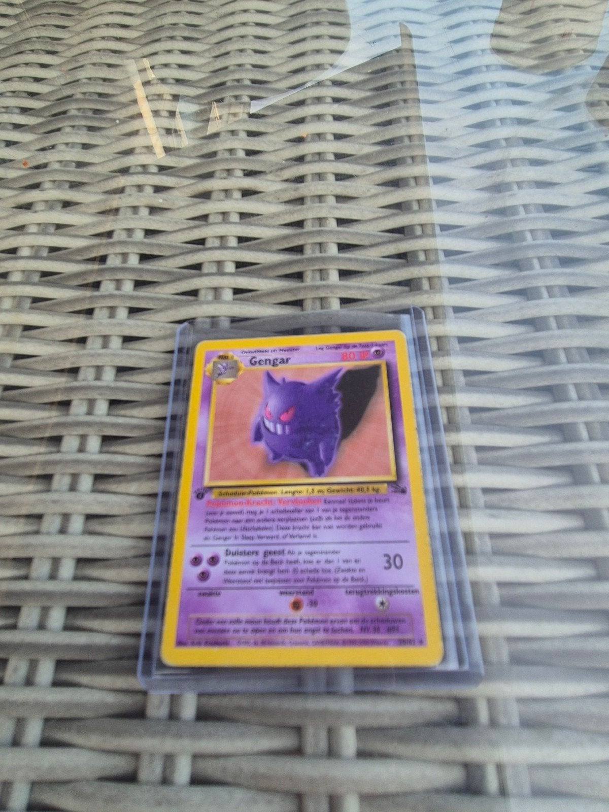 Gengar First Edition NL Fossil Set, Ophalen of Verzenden, Zo goed als nieuw