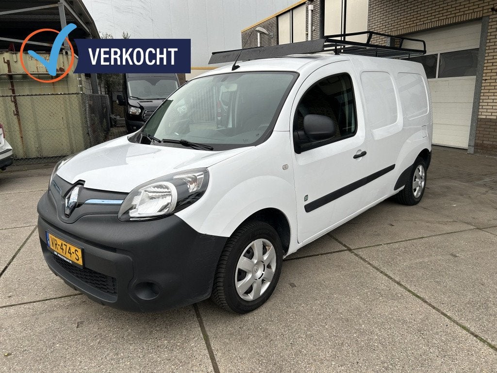 Renault Kangoo Express Z.E. Maxi (ex Accu), Auto's, Automaat, Dealer onderhouden, Gebruikt, Wit