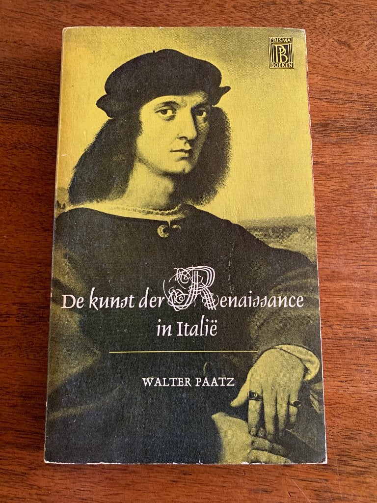 De kunst der Renaissance in Italië - Walter Paatz (2de druk), Ophalen of Verzenden, Gelezen