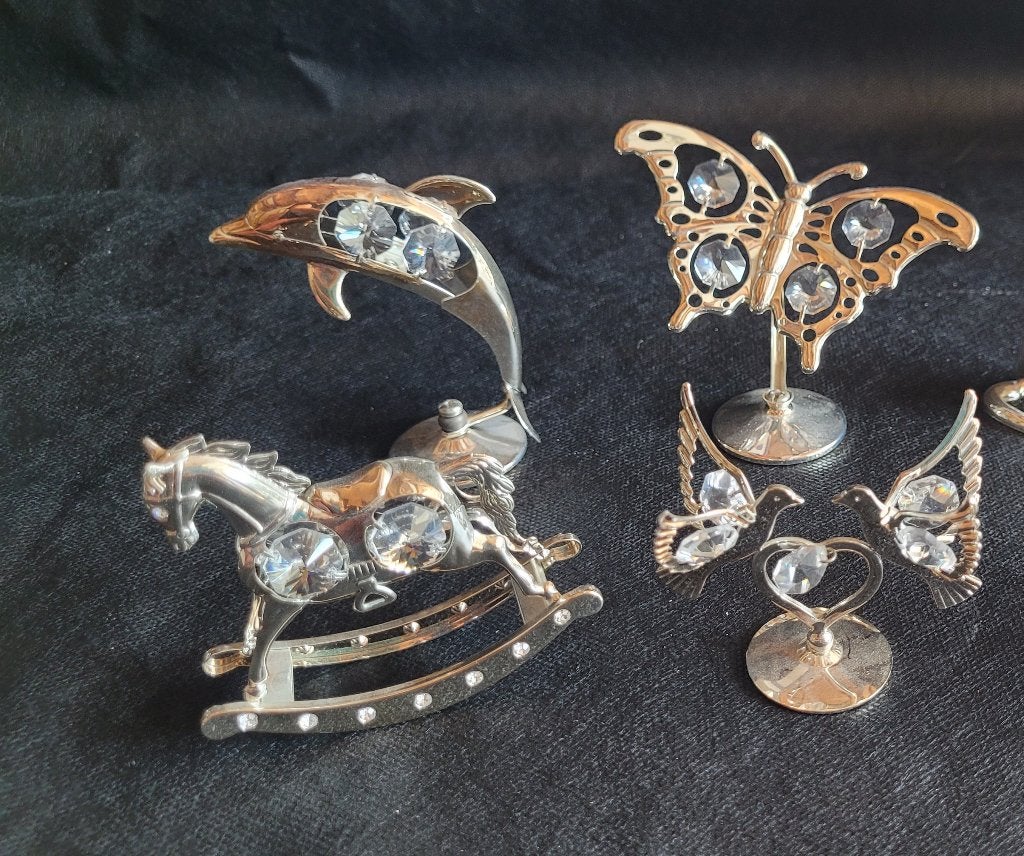 4 Crystal Temptations  figuren, Antiek en Kunst, Verzenden