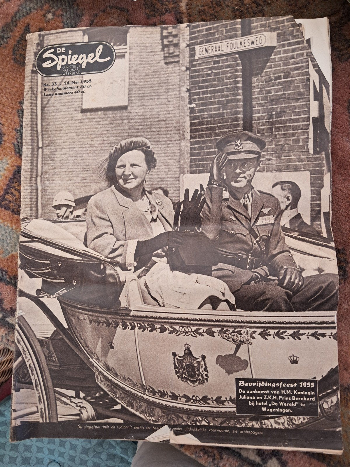 Oorlogs tijdschriften - De Spiegel (1954-1955), Ophalen of Verzenden