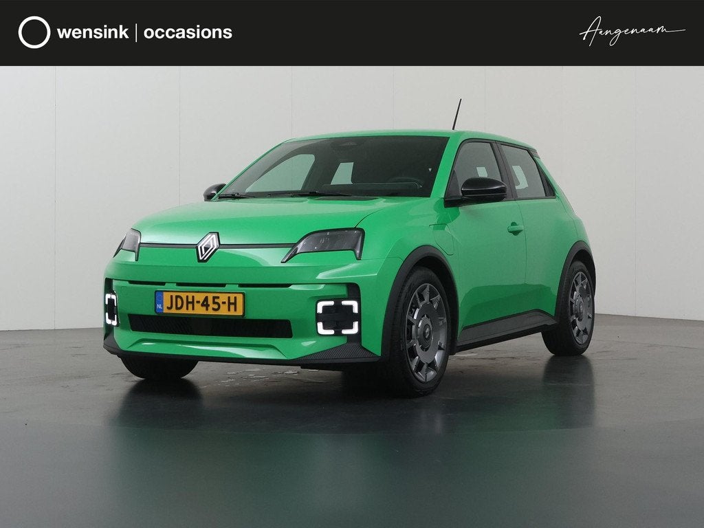 Renault 5 urban range evolution 40 kWh | Pack Winter | Clima, Auto's, Renault, Stof, Zwart, 122 pk, Origineel Nederlands