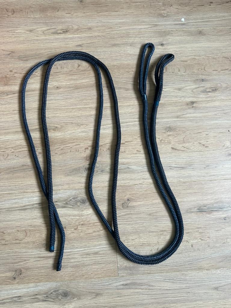 2x fenderlijn 2m lang met ogen, Watersport en Boten, Accessoires en Onderhoud, Ophalen of Verzenden, Zo goed als nieuw