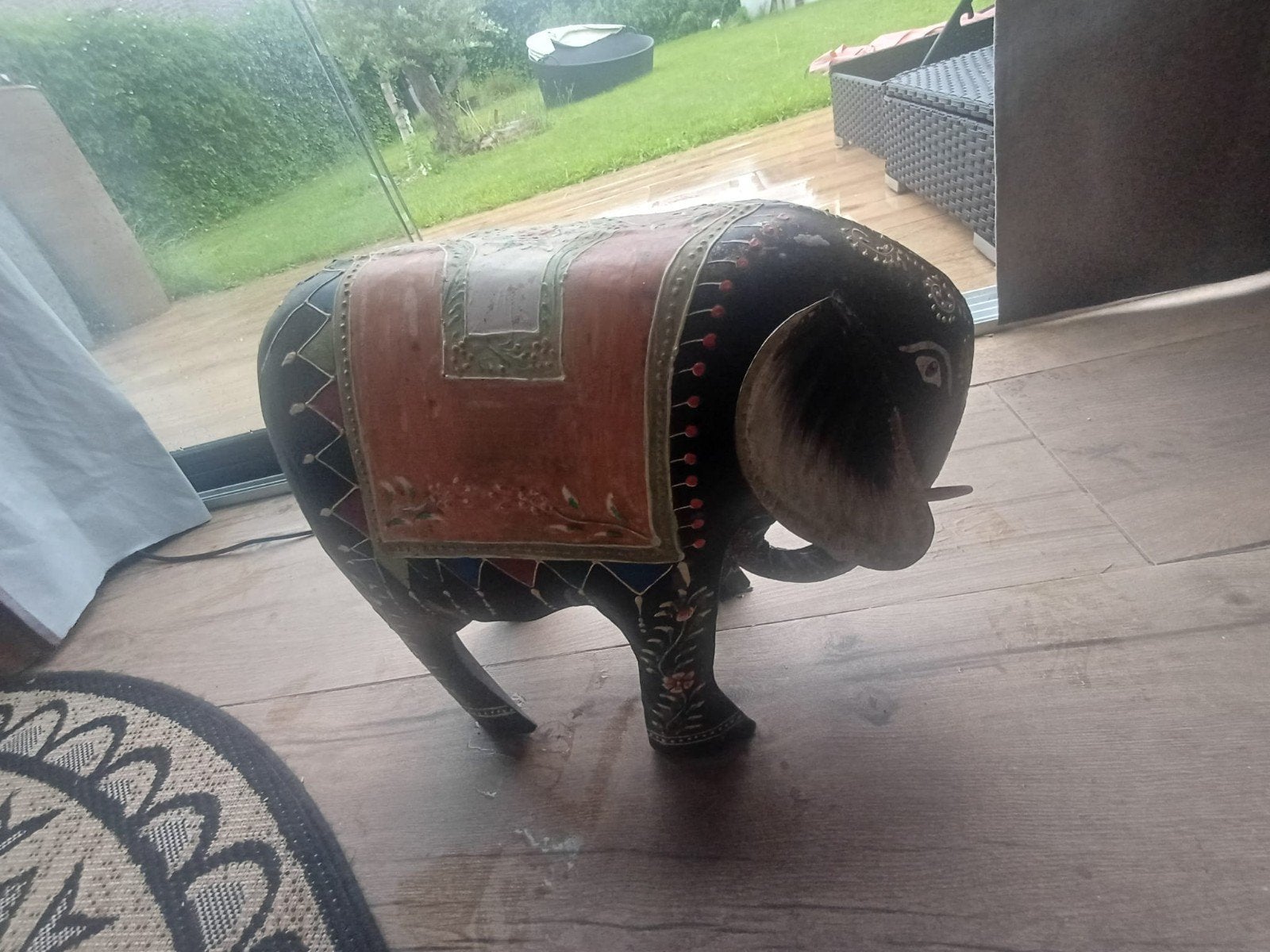 Metalen beeld van een olifant, Verzamelen, Beelden en Beeldjes, Ophalen of Verzenden, Zo goed als nieuw, Dier