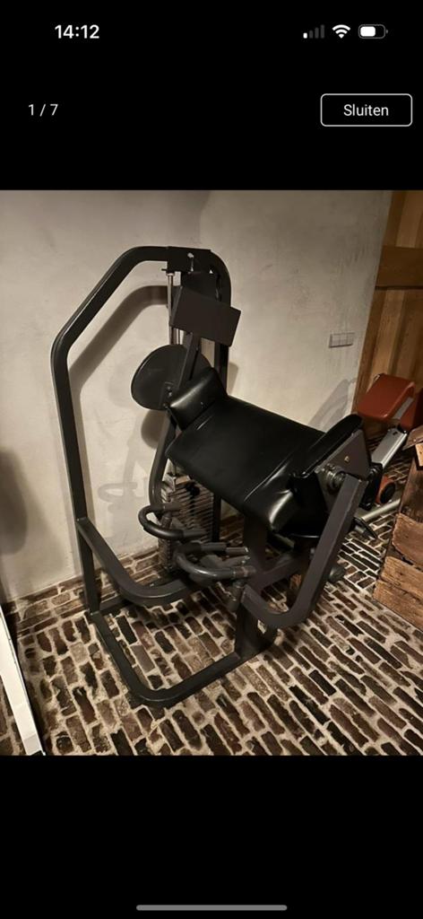 Bicep curl machine & shoulder press machine (125KG en 100KG), Ophalen, Overige typen