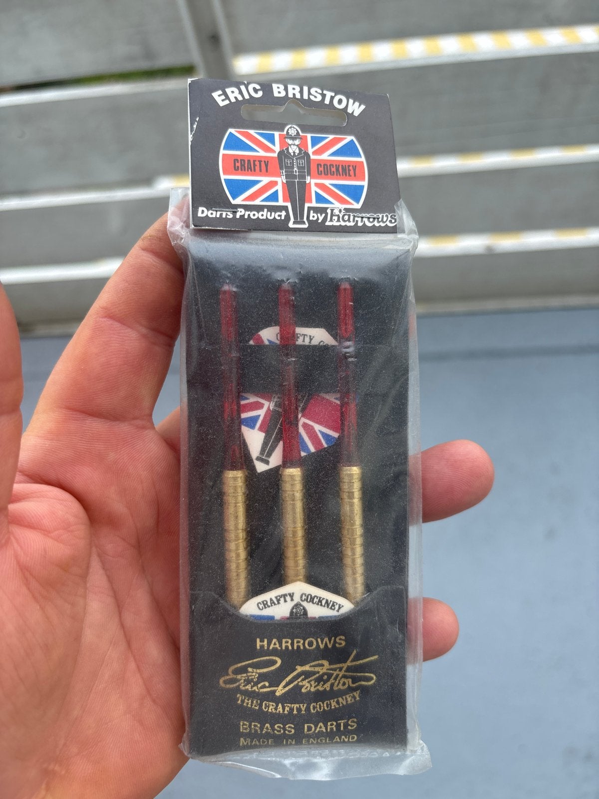 Harrows Eric Bristow The Crafty Cockney Brass Darts, Ophalen of Verzenden, Nieuw, Pijlen