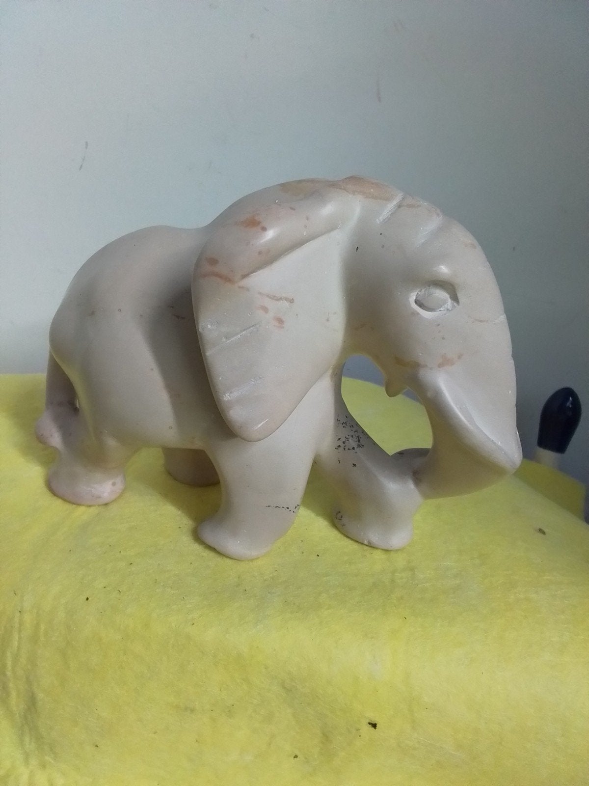 15436) mooie zware olifant  16x13cm  handwerk, Antiek en Kunst, Ophalen of Verzenden