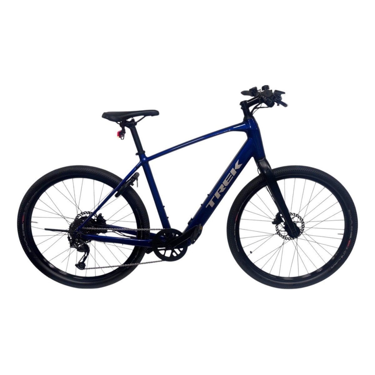 Trek Dual Sport+ 2 LT | 250Wh Heren Hex Blue 51cm, Gebruikt, -, -, 51 tot 55 cm