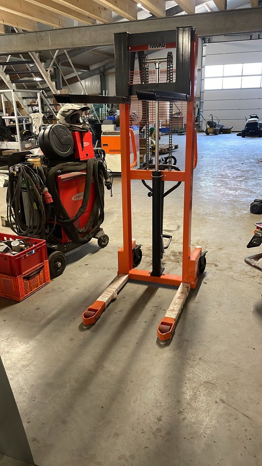Handmatige Stapelaar 1000 kg, 1000 tot 2000 kg, Ophalen, Handmatig, Stapelaar