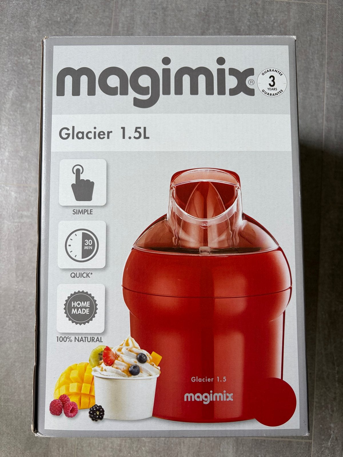 Magimix Glacier 1.5L IJsmachine - Nieuw in doos, Ophalen, Nieuw