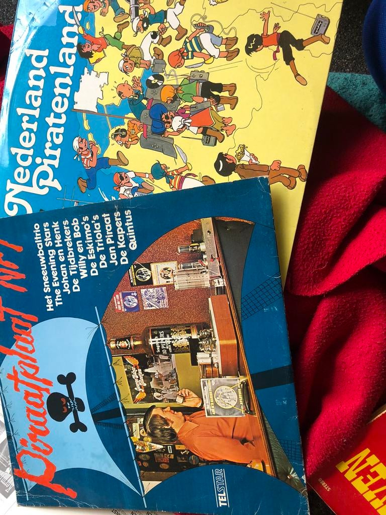 2 piraten platen LPS, Ophalen of Verzenden, Zo goed als nieuw, Overige formaten, Levenslied of Smartlap