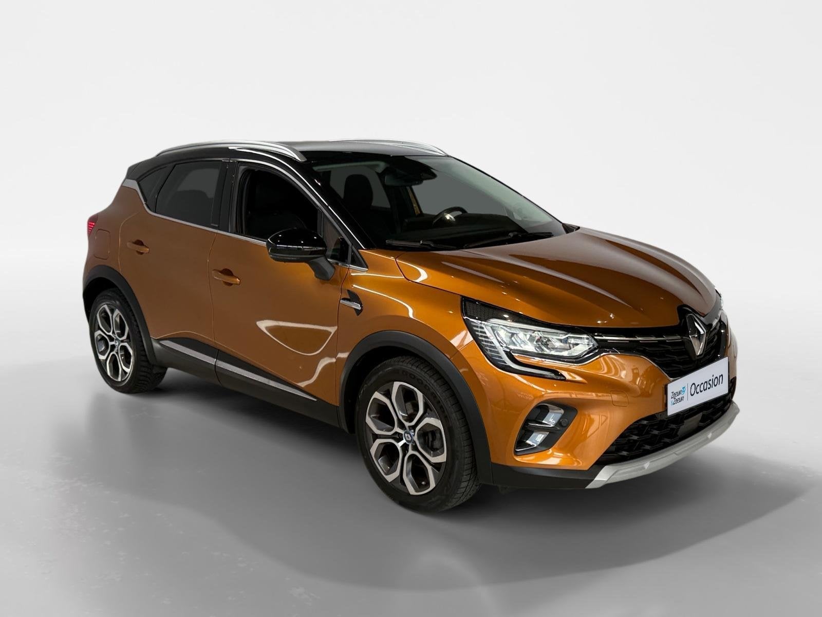 Renault Captur 1.6 E-Tech Plug-in Hybrid 160 Business *Aut*N, Auto's, 12 maanden, Gebruikt, Leder en Stof, Plug-in hybride