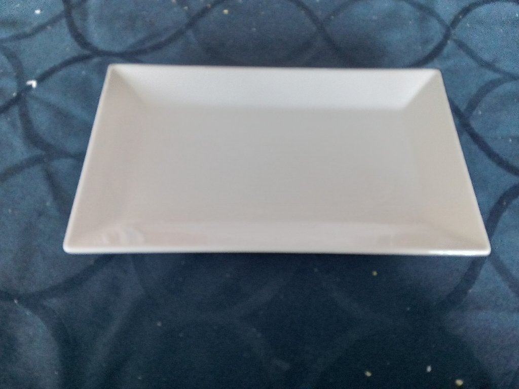 Wit Rechthoekig Bord, Huis en Inrichting, Keuken | Servies, Nieuw, Ophalen of Verzenden, Bord(en), Overige stijlen