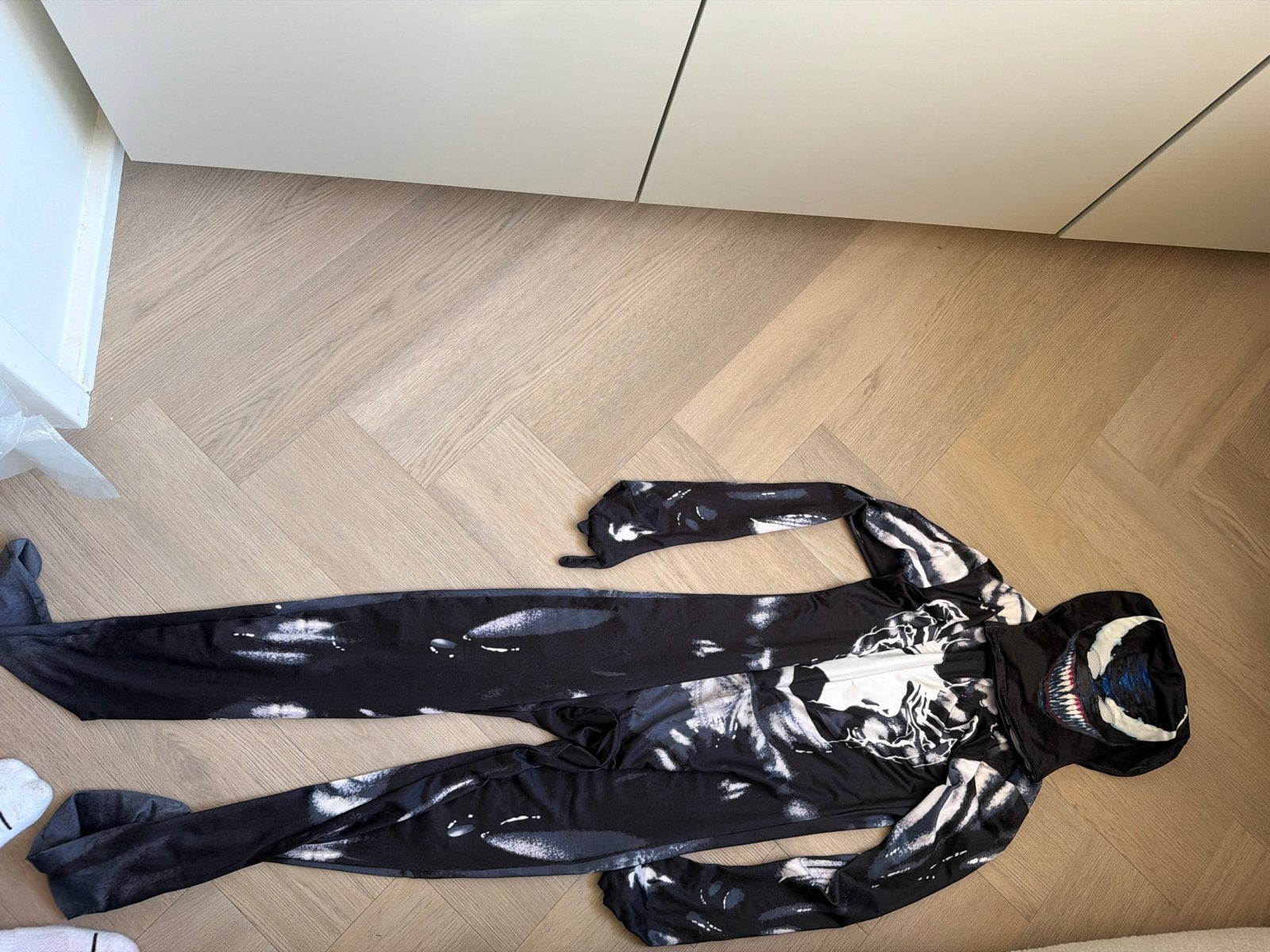 Venom Marvel kostuum - Zo goed als nieuw, Ophalen of Verzenden, Zo goed als nieuw, Jongen of Meisje