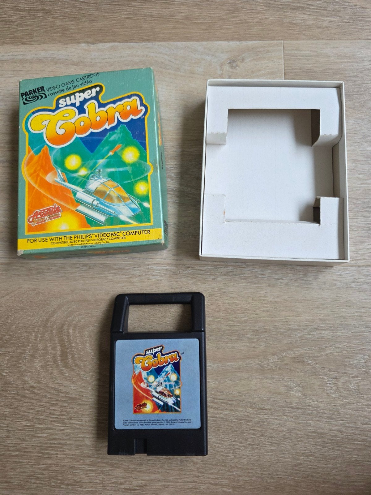Super Cobra voor Philips Videopac G7000 - Retro Game, Spelcomputers en Games, 1 speler, Ophalen of Verzenden, Gebruikt, Vanaf 3 jaar