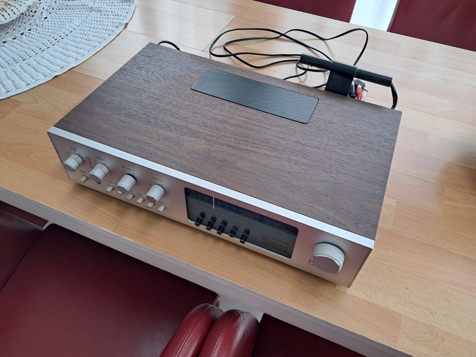 Wharfdale tuner versterker, jaren 80, Ophalen of Verzenden, Gebruikt