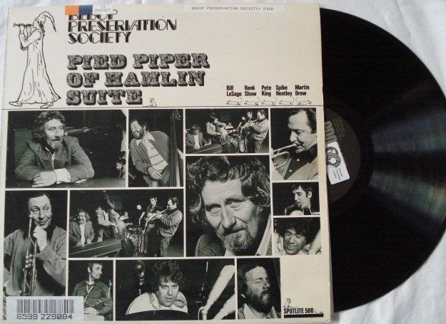 Bebop Preservation Society - Pied Piper of Hamlin Suite, LP, Gebruikt, Ophalen of Verzenden, 12 inch