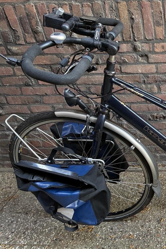 Blauwe Ortlieb voortas (plus een gratis), Ophalen, Gebruikt, Ortlieb