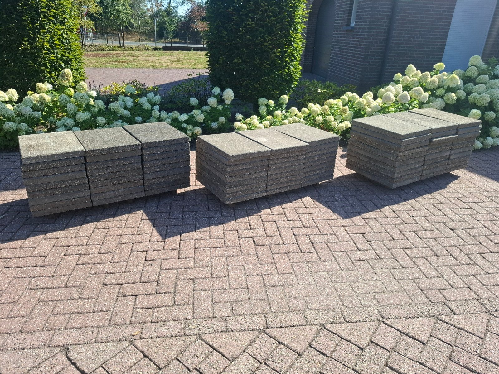 20m² betontegels 60x40 cm, Tuin en Terras, Ophalen