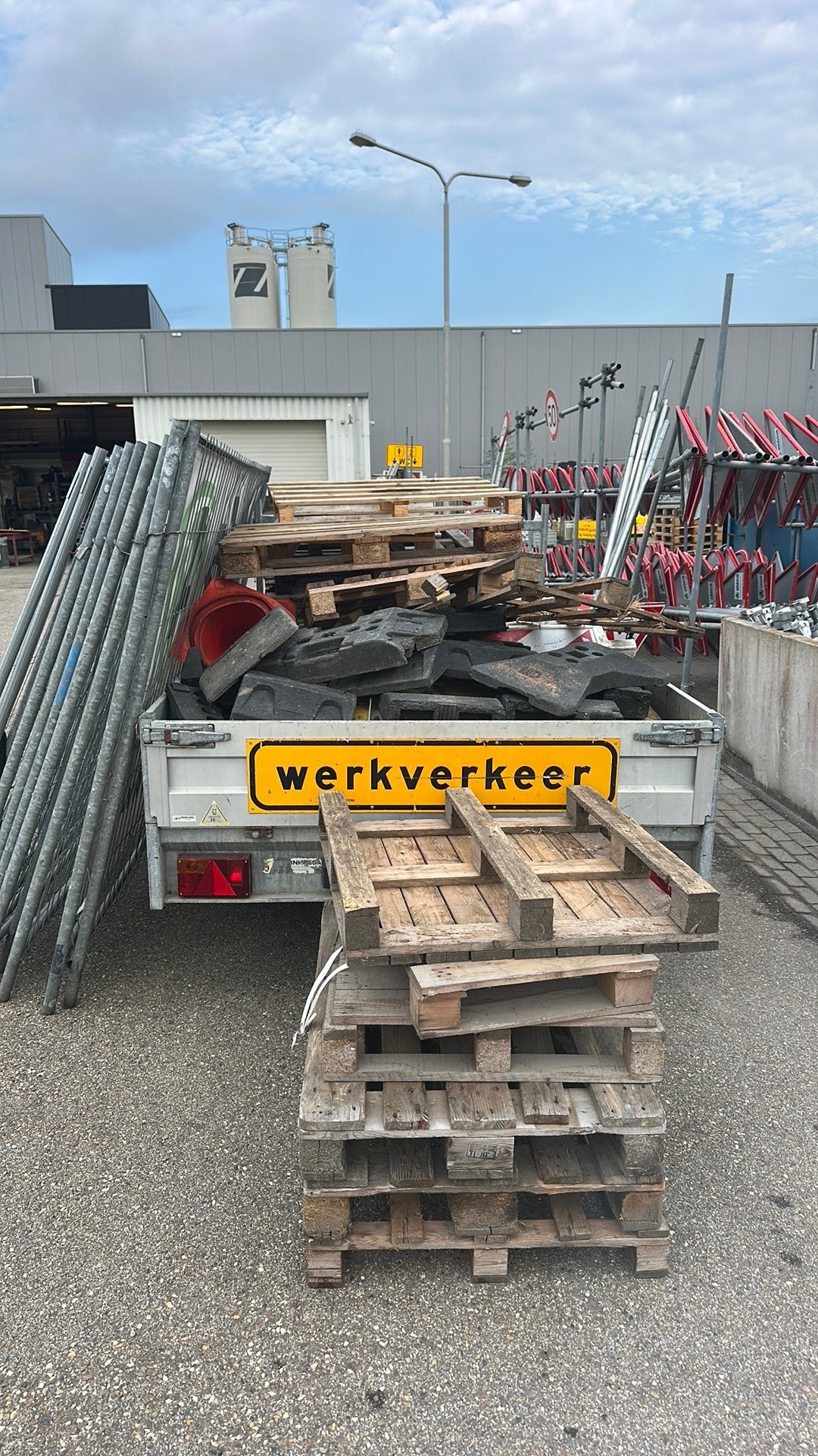 Houten Pallets, Ophalen, Gebruikt, 50 mm of meer, Pallet