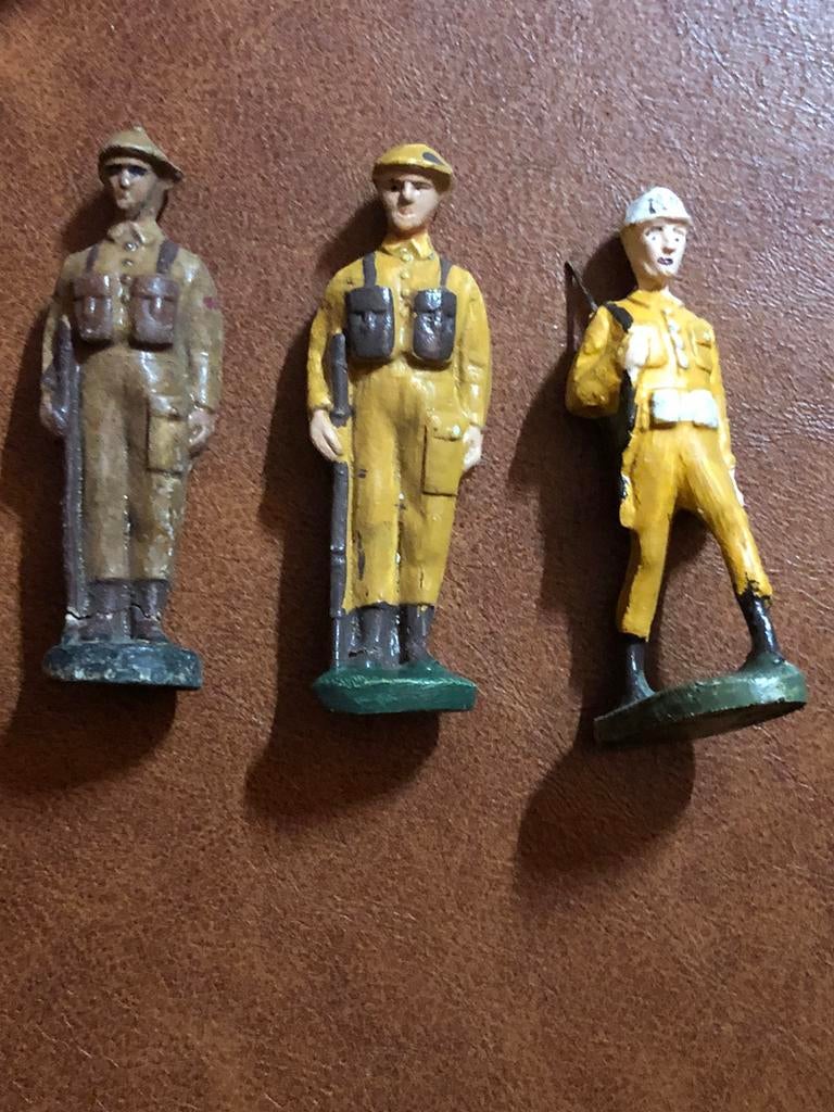 Leger poppetjes van lood 1930/1940, Antiek en Kunst, Ophalen of Verzenden
