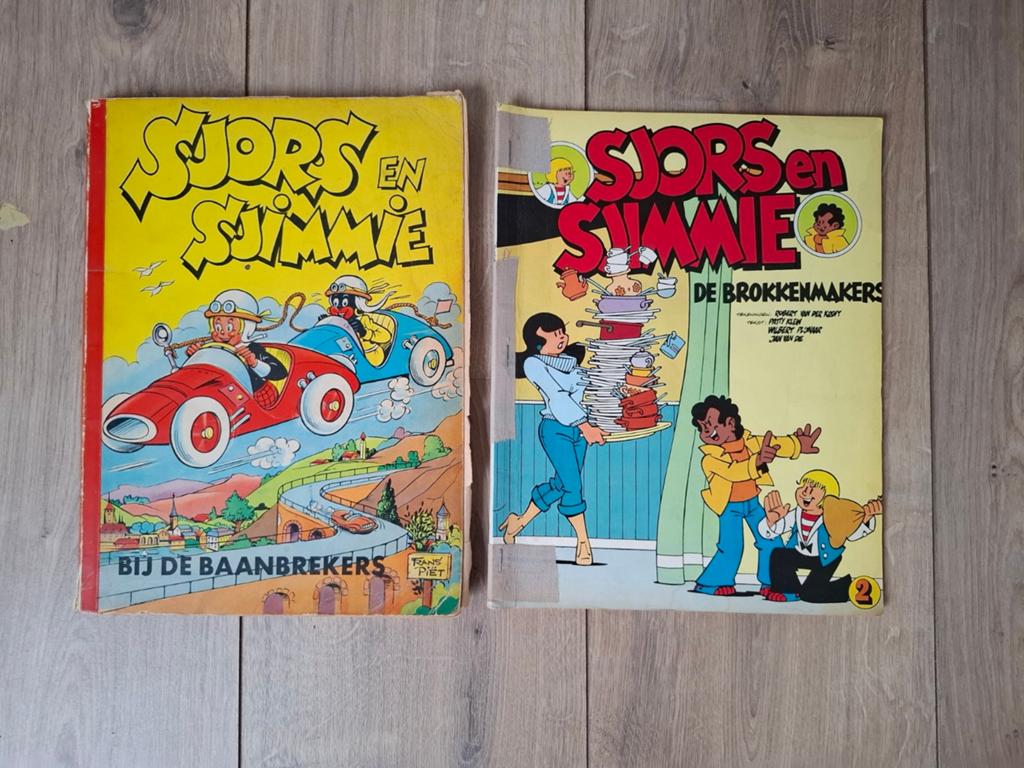 Sjors en Sjimmie 2 stripboeken, Boeken, Stripboeken, Meerdere stripboeken, Ophalen of Verzenden, Gelezen, Frans Piët