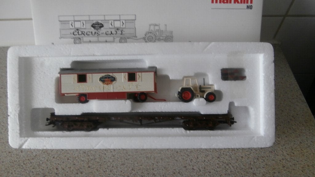 Marklin Circus transport OBB--46638, Wisselstroom, Wagon, Ophalen of Verzenden, Zo goed als nieuw