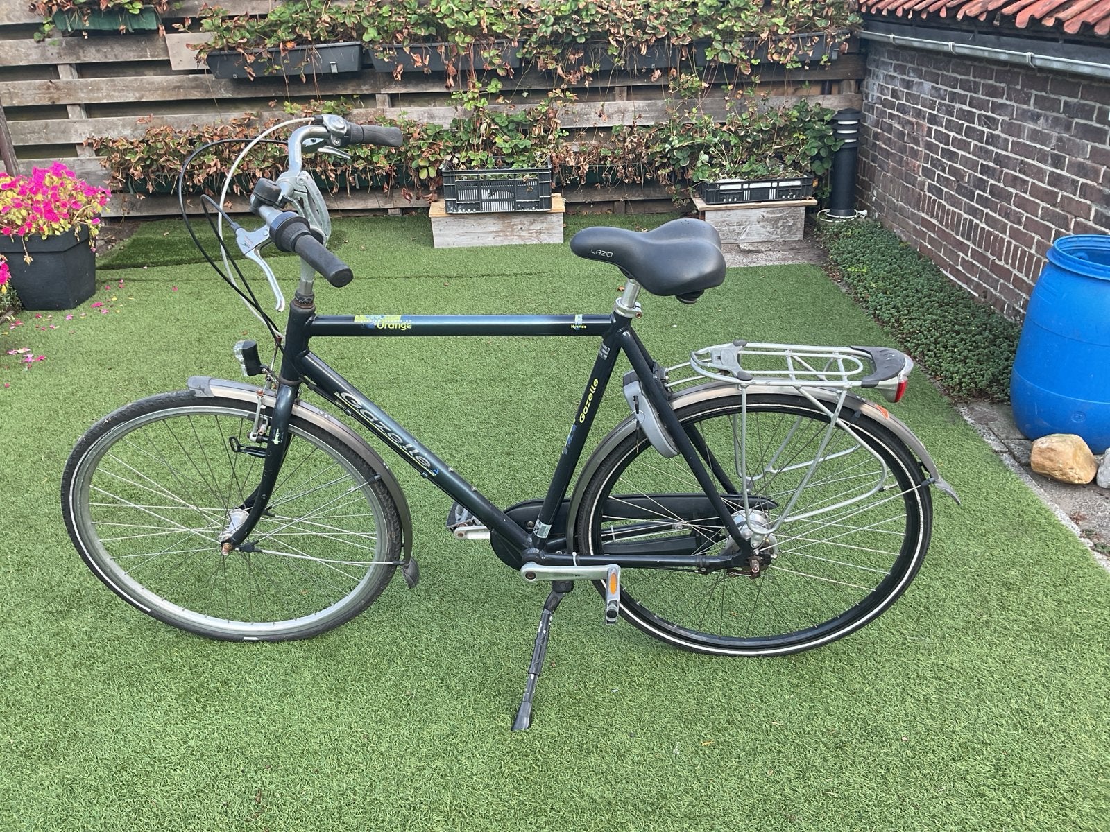 Gazelle herenfiets 28 inch, 61 cm frame, 7 versnellingen, Fietsen en Brommers, Ophalen, Gebruikt, Velgrem, Versnellingen