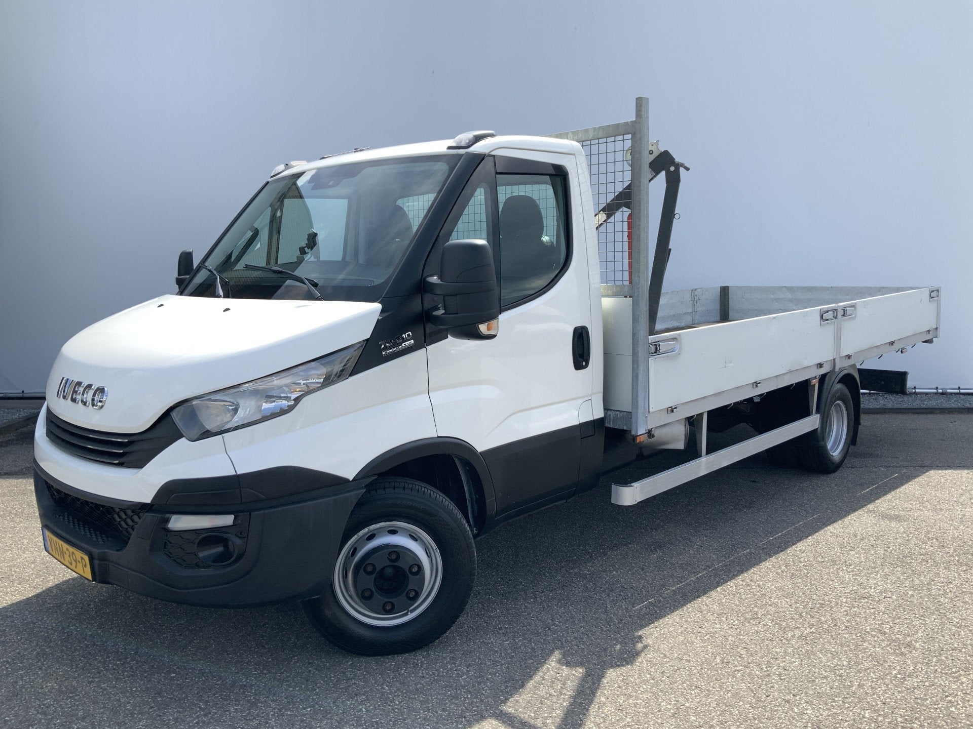 Iveco 70C21 Pick Up Automaat Airco Cruise hand Kraan 800 kg, Auto's, Achterwielaandrijving, Iveco, Wit, Bedrijf