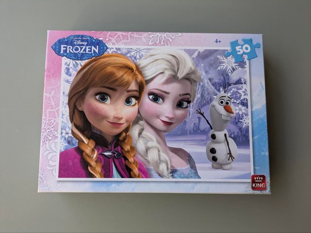 Puzzel frozen disney 50 stukjes, Ophalen of Verzenden, 10 tot 50 stukjes, Zo goed als nieuw, 4 tot 6 jaar