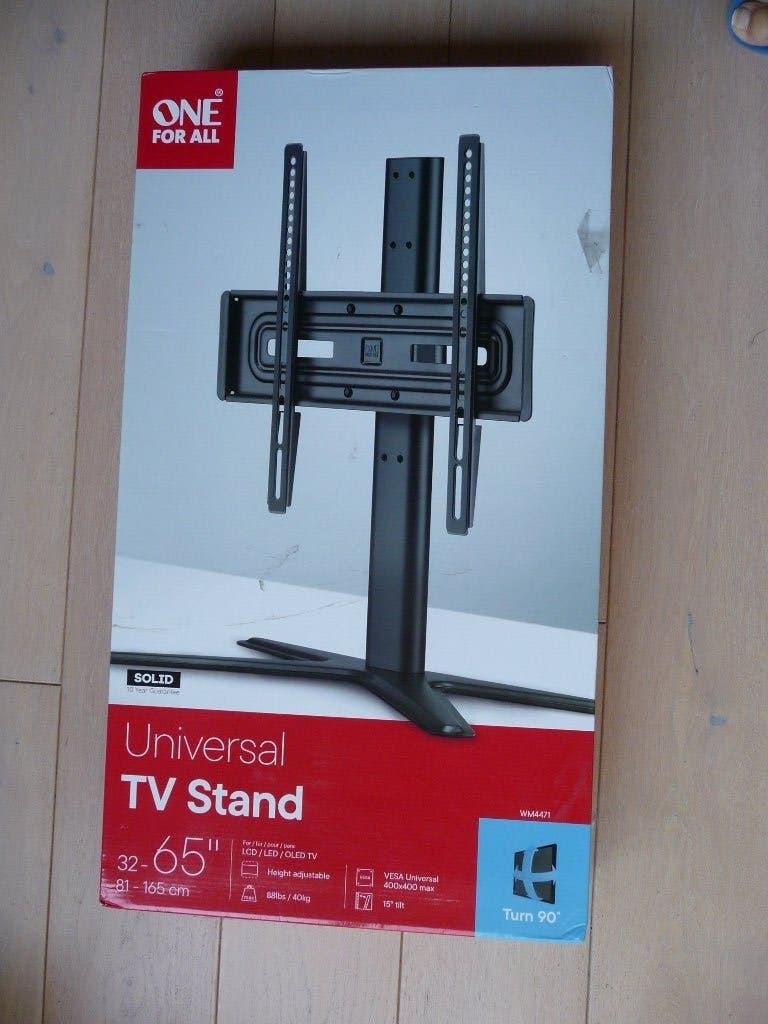 Draai- en kantelbare TV-standaard 32-65 inch. Tafelmodel.