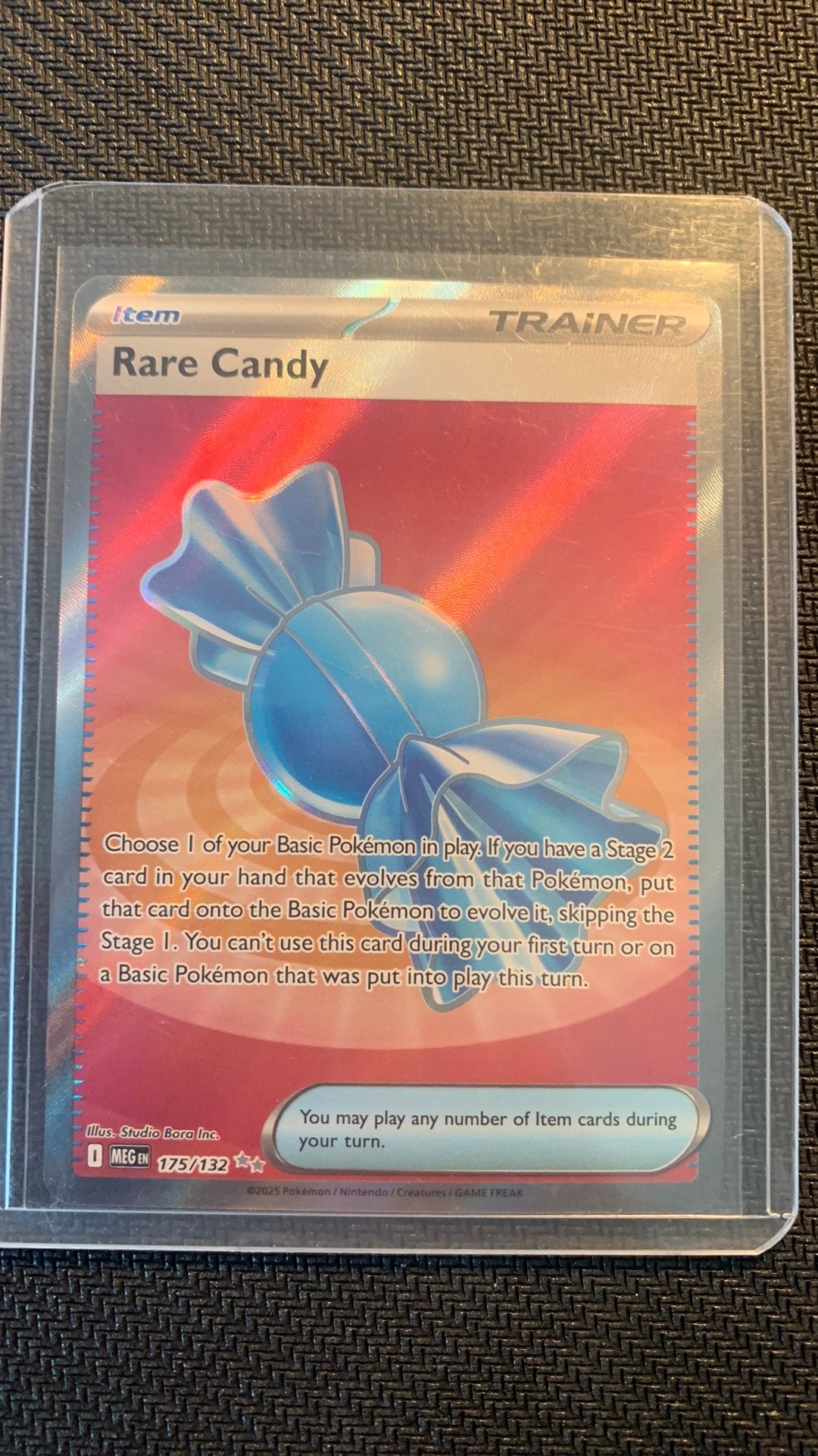 Mega evolution rare candy 175/132, Ophalen of Verzenden, Zo goed als nieuw