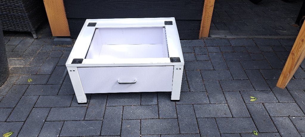 Onderkast met lade voor wasmachine en droger, Ophalen, Gebruikt