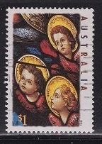 3865 - Australië michel 1525 gestempeld , Kerstmis , 3 Engel, Verzenden, Gestempeld