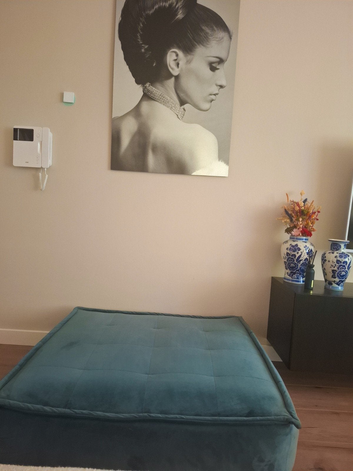 hocker velours, Ophalen, Vierkant, 75 tot 100 cm