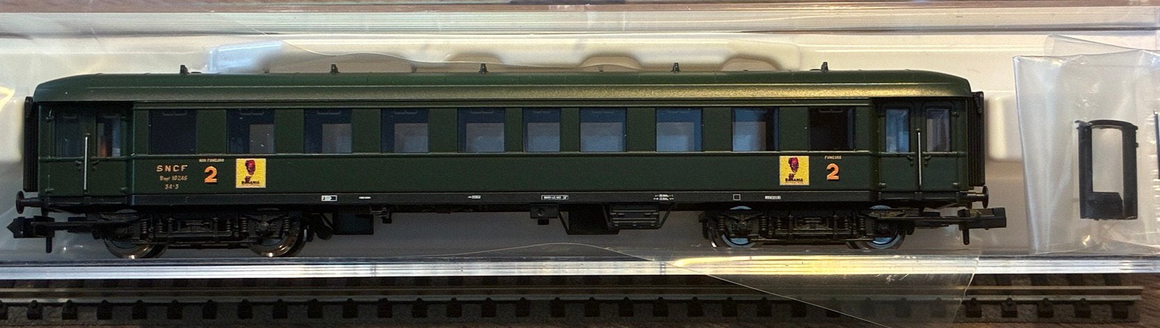 Fleischmann N 1:160 867710-1 SNCF rijtuig Bastille Banania, Gelijkstroom, Fleischmann, Wagon, Ophalen of Verzenden