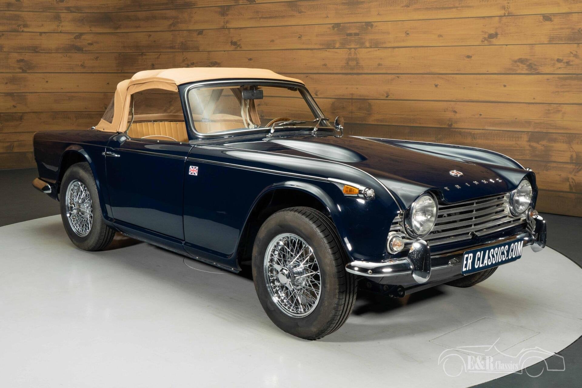 Triumph TR4 Cabriolet | 1967, Auto's, Achterwielaandrijving, Cabriolet, Blauw, Triumph