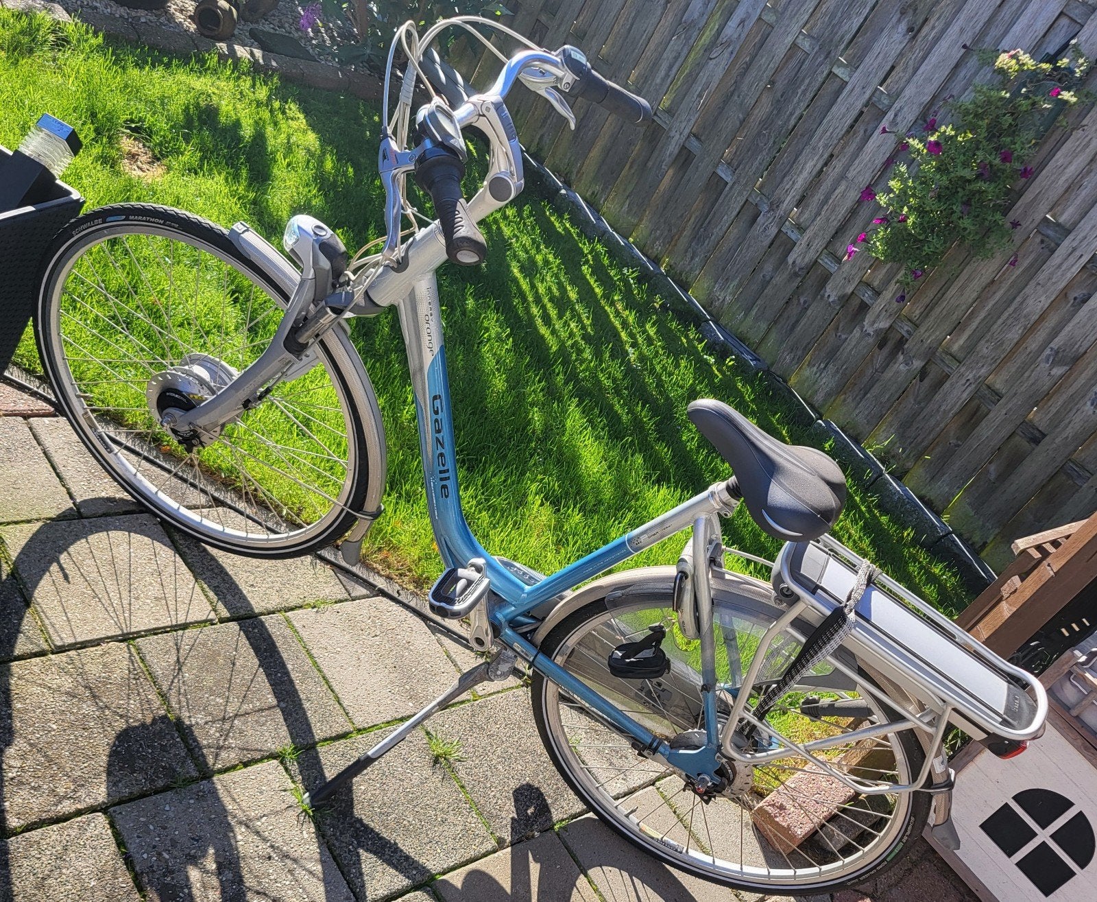 gazelle orange innergy electrische damesfiets (opknapper), Ophalen, Gebruikt, Gazelle