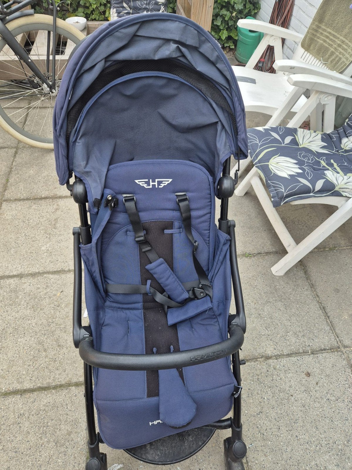Hamilton X1 Lite Buggy met MagicFold Systeem, Kinderen en Baby's, Ophalen of Verzenden, Gebruikt, Zonnekap