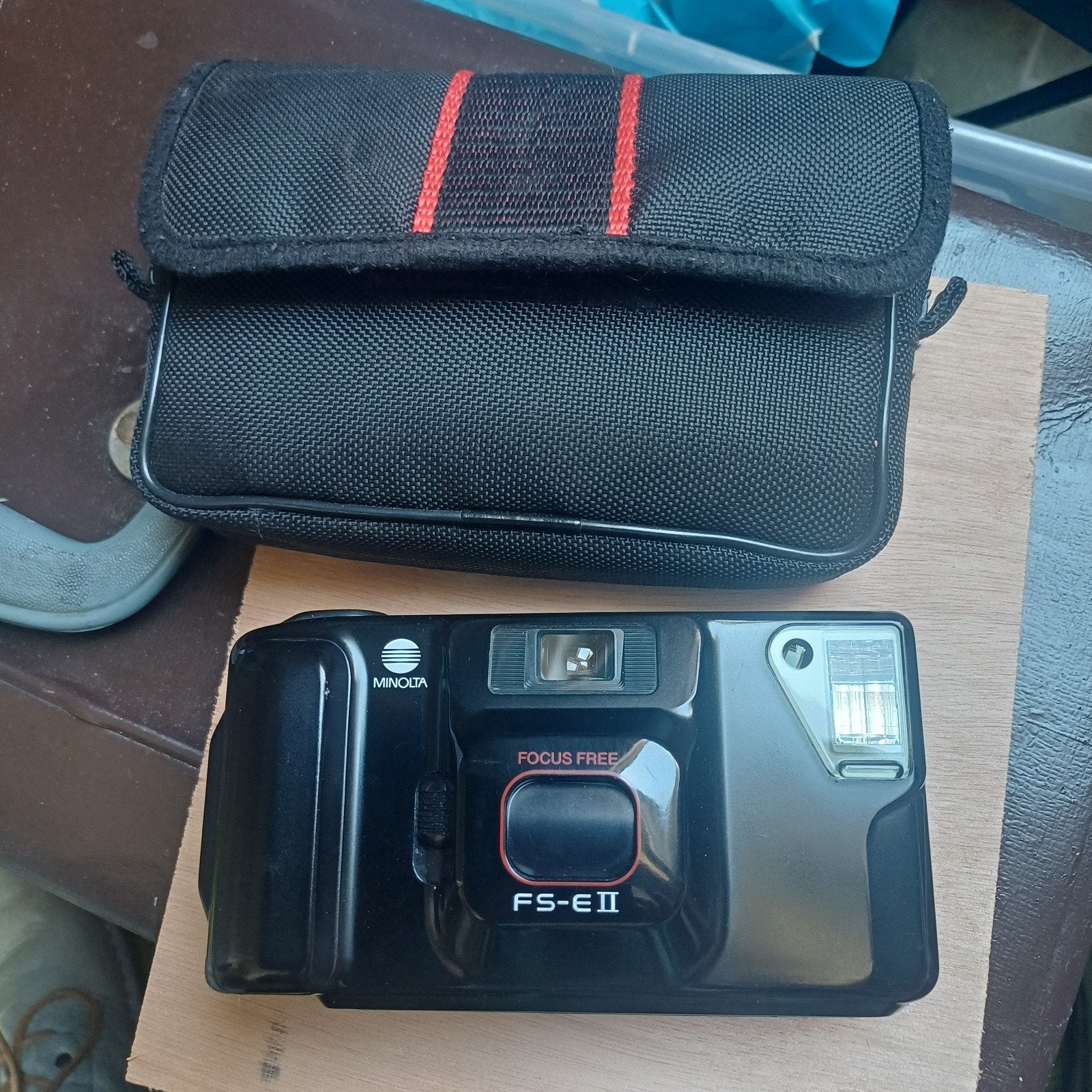 Minolta FS-E II Compact Camera met Tasje, Ophalen of Verzenden, Compact, Minolta