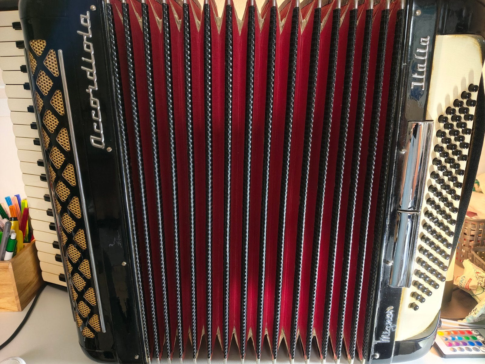 Accordiola Mignon, 80-bas, Toetsaccordeon, Ophalen of Verzenden, Accordiola