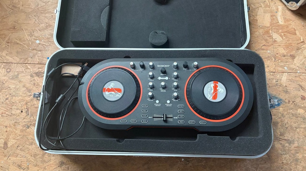 Silvercrest USB DJ controller, draaitafel, Ophalen of Verzenden, Zo goed als nieuw, Draaitafel, Overige merken