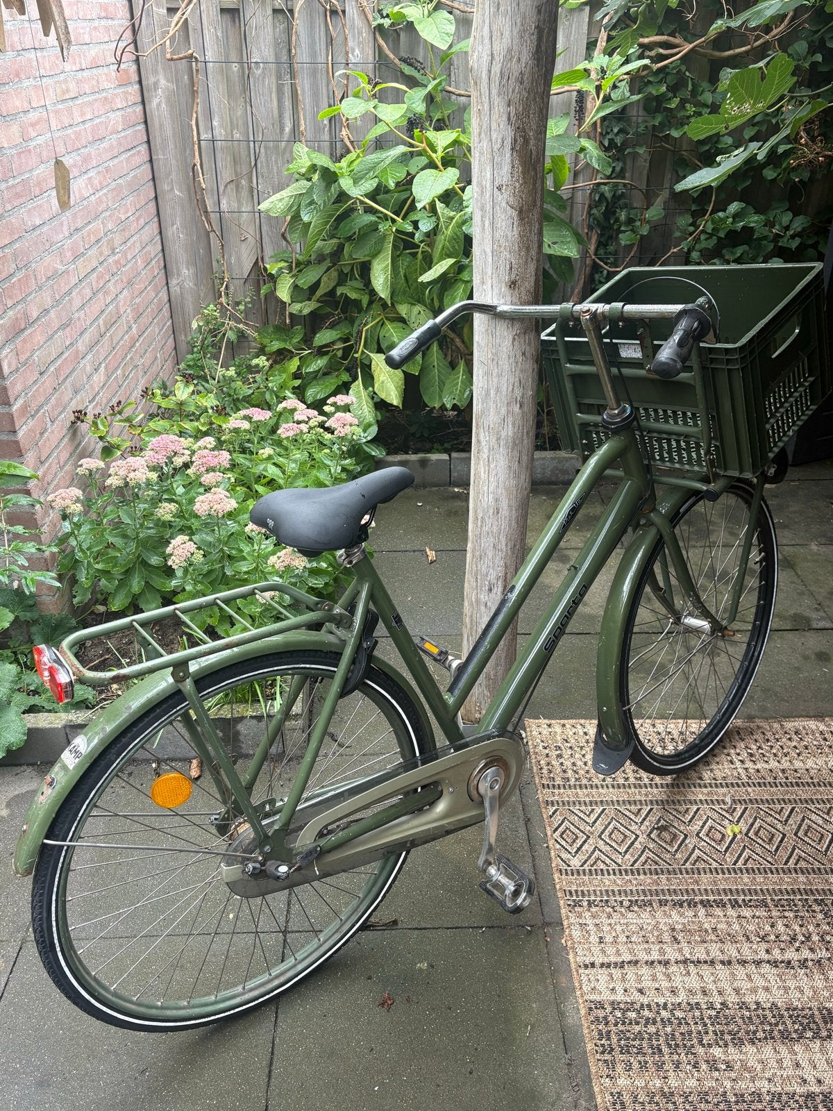 Sparta Pick-up Transportfiets 28 inch met krat, 3 versn., Ophalen, Gebruikt, Sparta, Versnellingen