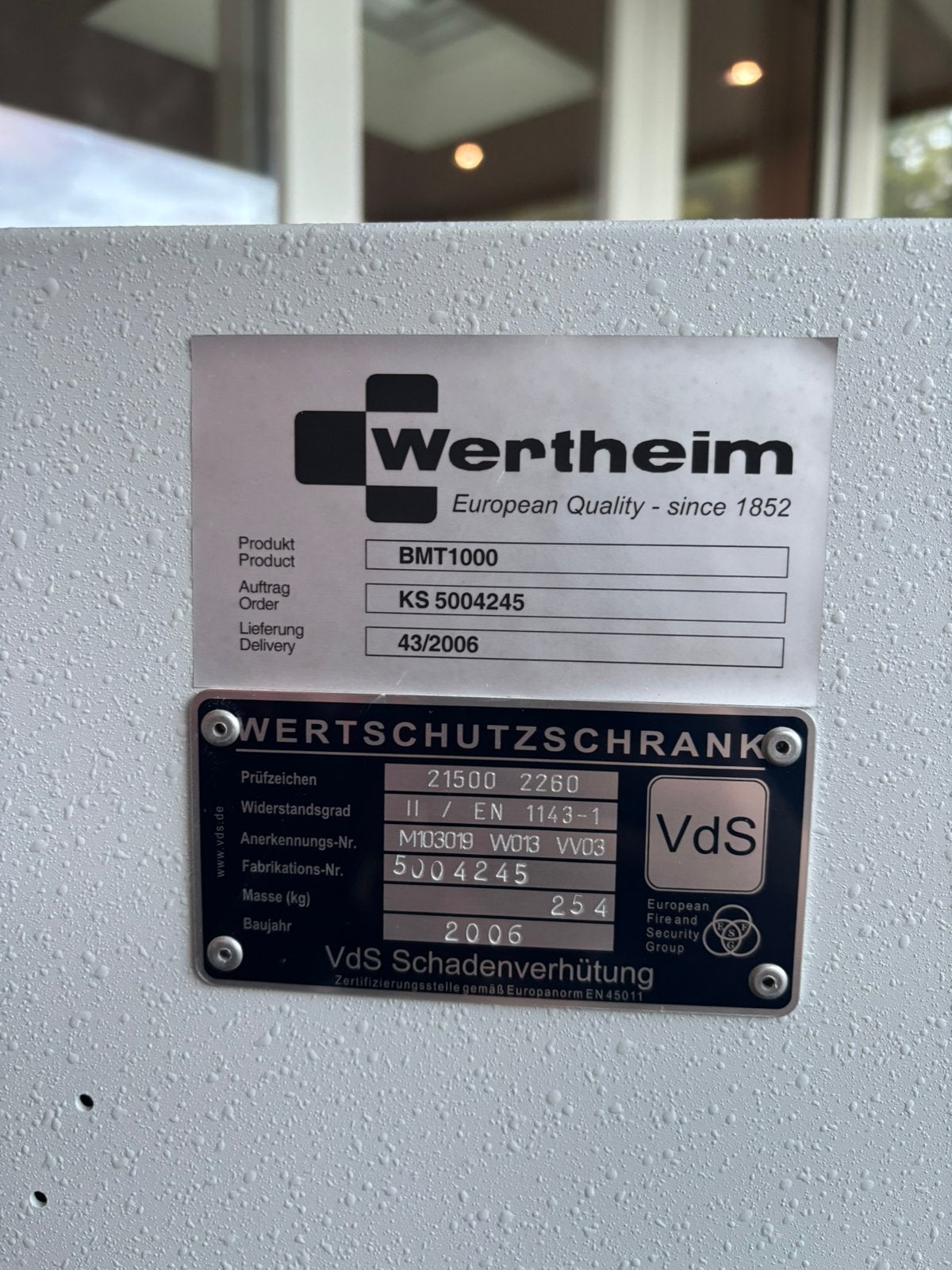 Kluis - brandkluis - brandkast-cijferslot - wertheim - safe, Ophalen, Nieuw